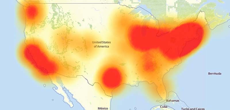ddos map outage